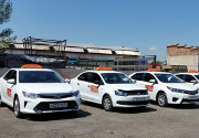 Все автомобили, на фотографиях, действительно представляют собой автомобильный парк такси Торнадо.